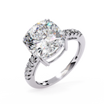 Load image into Gallery viewer, Cushion Cut Lab Grown Diamond Engagement Ring
