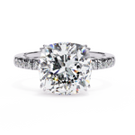 Load image into Gallery viewer, Cushion Cut Lab Grown Diamond Engagement Ring
