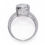Load image into Gallery viewer, Cushion Cut Lab Grown Diamond Engagement Ring
