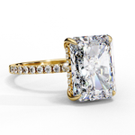 Load image into Gallery viewer, Radiat Cut Lab Grown Diamond Engagement Ring
