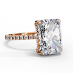 Load image into Gallery viewer, Radiat Cut Lab Grown Diamond Engagement Ring
