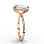 Load image into Gallery viewer, Radiat Cut Lab Grown Diamond Engagement Ring
