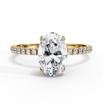 Load image into Gallery viewer, Oval Cut Moissanite Engagement Ring

