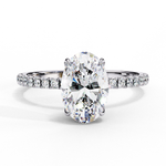 Load image into Gallery viewer, Oval Cut Moissanite Engagement Ring
