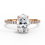 Load image into Gallery viewer, Oval Cut Moissanite Engagement Ring
