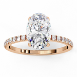 Load image into Gallery viewer, Oval Cut Moissanite Engagement Ring
