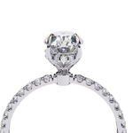 Load image into Gallery viewer, Oval Cut Moissanite Engagement Ring
