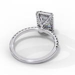 Load image into Gallery viewer, 1.50 CT radiant cut lab grown diamond hidden halo ring
