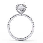 Load image into Gallery viewer, 2 CT Radiant Cut Lab Grown Diamond Hidden Halo Ring

