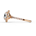 Load image into Gallery viewer, Cushion Cut Lab Grown Diamond Engagement Ring With Halo

