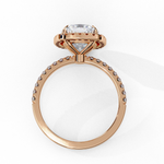 Load image into Gallery viewer, Cushion Cut Lab Grown Diamond Engagement Ring With Halo

