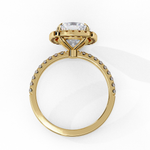 Load image into Gallery viewer, Cushion Cut Lab Grown Diamond Engagement Ring With Halo
