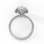 Load image into Gallery viewer, Cushion Cut Lab Grown Diamond Engagement Ring With Halo
