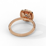 Load image into Gallery viewer, Cushion Cut Lab Grown Diamond Engagement Ring With Halo
