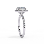 Load image into Gallery viewer, Cushion Cut Lab Grown Diamond Engagement Ring With Halo
