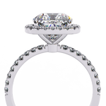 Load image into Gallery viewer, Cushion Cut Lab Grown Diamond Engagement Ring With Halo
