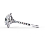 Load image into Gallery viewer, Cushion Cut Lab Grown Diamond Engagement Ring With Halo
