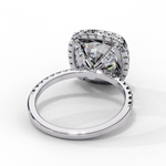 Load image into Gallery viewer, Cushion Cut Lab Grown Diamond Engagement Ring With Double Halo
