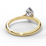 Load image into Gallery viewer, Solitaire Marquise Cut Moissanite Engagement Ring
