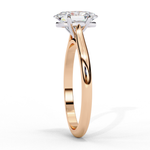 Load image into Gallery viewer, Solitaire Oval Cut Lab Grown Diamond Engagement Ring
