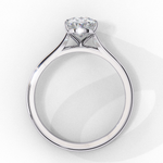 Load image into Gallery viewer, Solitaire Oval Cut Lab Grown Diamond Engagement Ring
