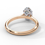Load image into Gallery viewer, Solitaire Oval Cut Lab Grown Diamond Engagement Ring

