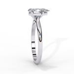 Load image into Gallery viewer, Solitaire Pear Cut Moissanite Engagement Ring
