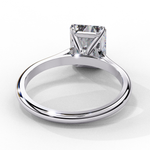 Load image into Gallery viewer, Solitaire Emerald Cut Moissanite Engagement Ring
