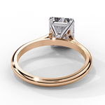 Load image into Gallery viewer, Solitaire Emerald Cut Moissanite Engagement Ring
