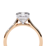 Load image into Gallery viewer, Solitaire Emerald Cut Moissanite Engagement Ring
