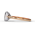Load image into Gallery viewer, Solitaire Emerald Cut Moissanite Engagement Ring
