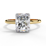 Load image into Gallery viewer, Solitaire Radiant Cut Moissanite Engagement Ring
