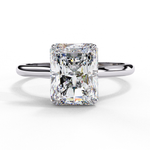 Load image into Gallery viewer, Solitaire Radiant Cut Moissanite Engagement Ring
