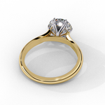 Load image into Gallery viewer, Solitaire Round Cut Lab Grown Diamond Engagement Ring
