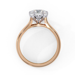 Load image into Gallery viewer, Solitaire Round Cut Lab Grown Diamond Engagement Ring
