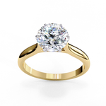 Load image into Gallery viewer, Solitaire Round Cut Lab Grown Diamond Engagement Ring
