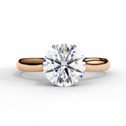 Round Moissanite Solitaire Ring