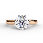 Load image into Gallery viewer, Solitaire Round Cut Lab Grown Diamond Engagement Ring
