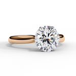 Load image into Gallery viewer, Solitaire Round Cut Lab Grown Diamond Engagement Ring
