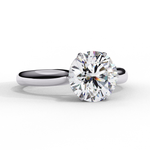 Load image into Gallery viewer, Solitaire Round Cut Lab Grown Diamond Engagement Ring
