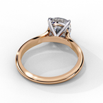 Load image into Gallery viewer, Solitaire Cushion Cut Moissanite Engagement Ring
