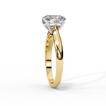 Load image into Gallery viewer, Solitaire Cushion Cut Moissanite Engagement Ring
