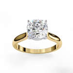 Load image into Gallery viewer, Solitaire Cushion Cut Moissanite Engagement Ring
