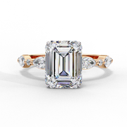 Cushion Moissanite Solitaire Ring