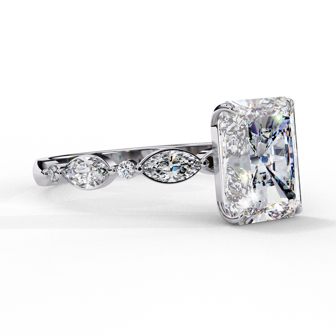 Color-14K White Gold