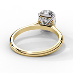 Load image into Gallery viewer, Solitaire Elongated Cushion Cut Lab Grown Diamond Engagement Ring
