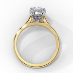Load image into Gallery viewer, Solitaire Elongated Cushion Cut Lab Grown Diamond Engagement Ring
