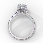 Load image into Gallery viewer, Solitaire Elongated Cushion Cut Lab Grown Diamond Engagement Ring
