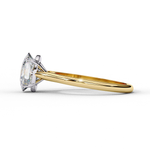 Load image into Gallery viewer, Solitaire Elongated Cushion Cut Lab Grown Diamond Engagement Ring
