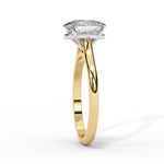 Load image into Gallery viewer, Solitaire Elongated Cushion Cut Lab Grown Diamond Engagement Ring
